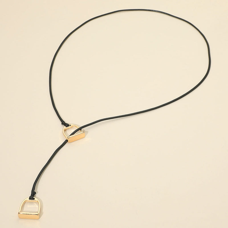 Equestrian Grace Lariat Necklace-230 Jewelry-NYW-Coastal Bloom Boutique, find the trendiest versions of the popular styles and looks Located in Indialantic, FL