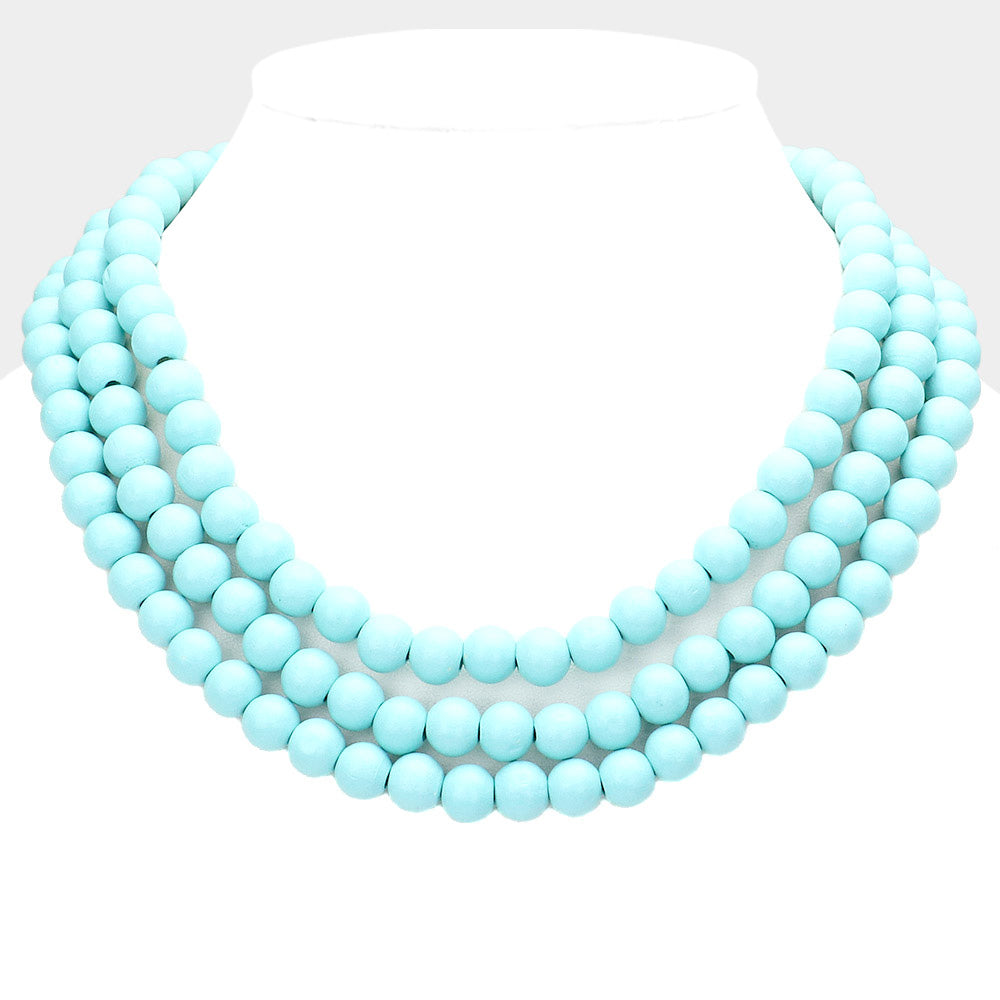 PRE ORDER-Layer Up Luxe Necklace - Turquoise-230 Jewelry-NYW-Coastal Bloom Boutique, find the trendiest versions of the popular styles and looks Located in Indialantic, FL