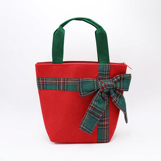 Plaid Bow Tote