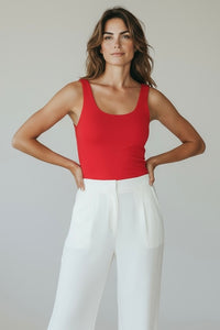 Smooth & Seamless Tank Top- Ruby-100 Sleeveless Tops-Zenana-Coastal Bloom Boutique, find the trendiest versions of the popular styles and looks Located in Indialantic, FL