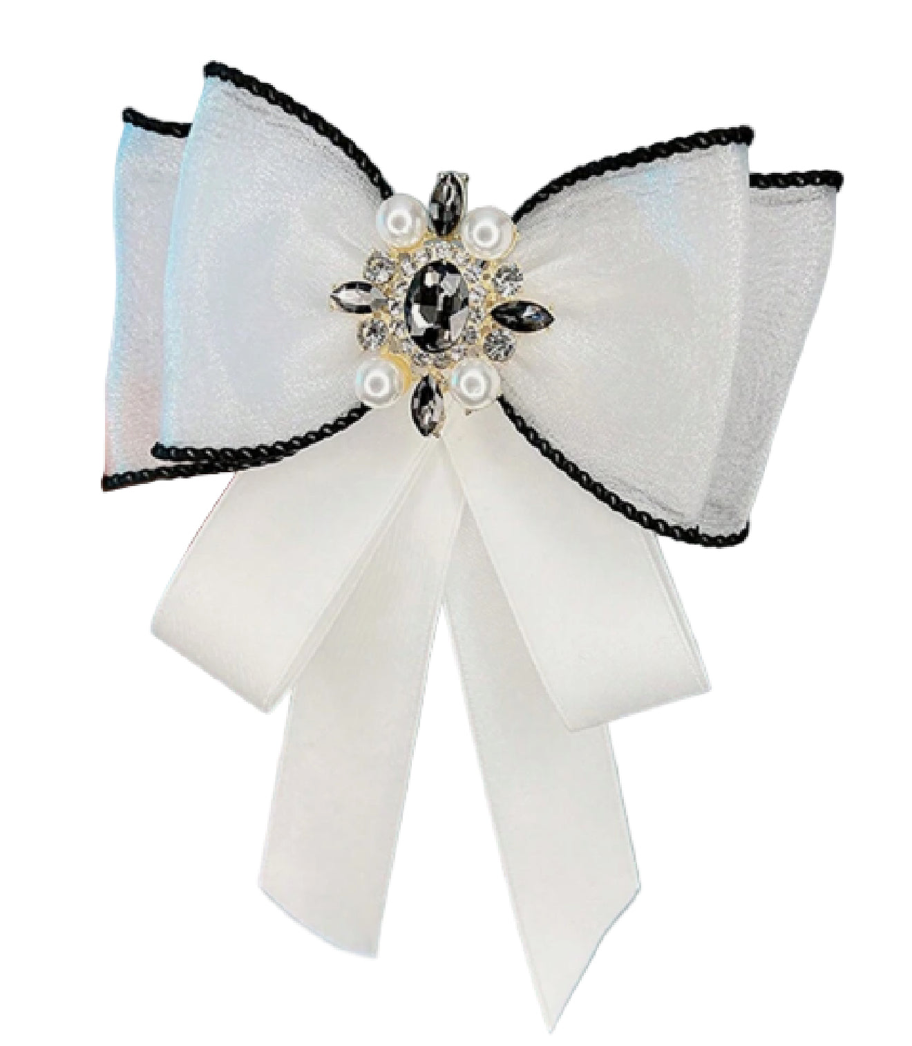 Luxe Duchess Ribbon Brooch-260 Other Accessories-Darling-Coastal Bloom Boutique, find the trendiest versions of the popular styles and looks Located in Indialantic, FL