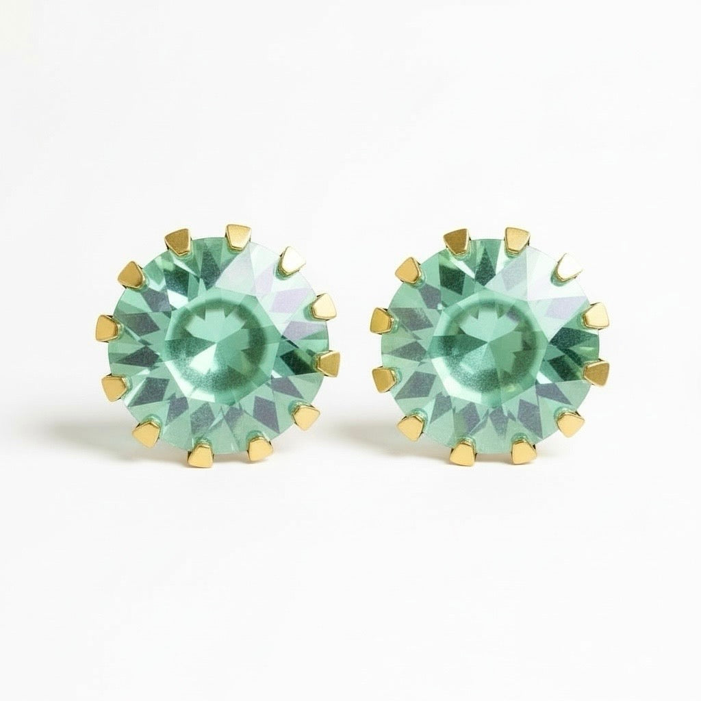 Chrisley Studs - Aqua Lemon - TOVA-230 Jewelry-TOVA-Coastal Bloom Boutique, find the trendiest versions of the popular styles and looks Located in Indialantic, FL