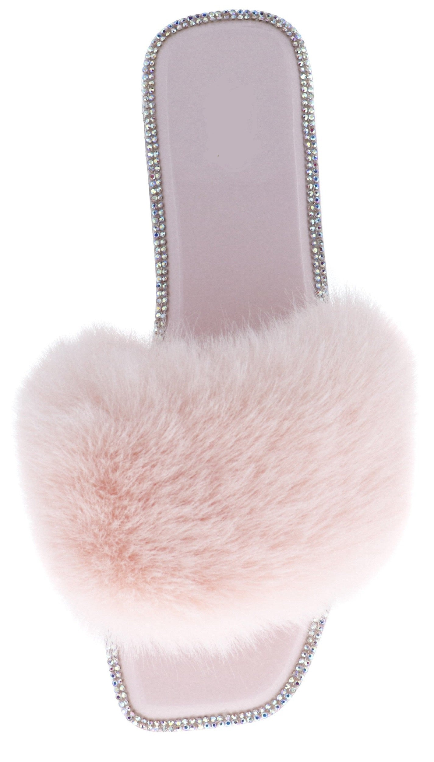 Frosted Luxe Fur Slides - Pink-250 Shoes-H2K TRADING-Coastal Bloom Boutique, find the trendiest versions of the popular styles and looks Located in Indialantic, FL