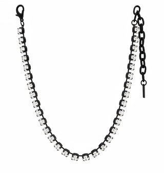 Oakland Necklace - Gunmetal Clear - TOVA-230 Jewelry-TOVA-Coastal Bloom Boutique, find the trendiest versions of the popular styles and looks Located in Indialantic, FL