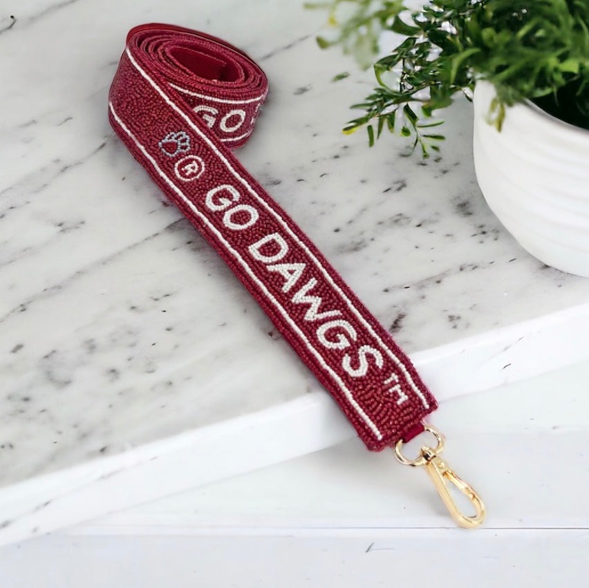 Go Dawgs Adjustable Strap - Maroon-260 Other Accessories-Golden Stella-Coastal Bloom Boutique, find the trendiest versions of the popular styles and looks Located in Indialantic, FL