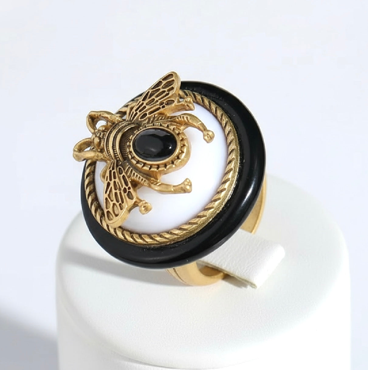 Royal Queen Bee Gem Ring-230 Jewelry-Chasing Bandits-Coastal Bloom Boutique, find the trendiest versions of the popular styles and looks Located in Indialantic, FL