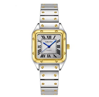 Portofino Luxe Steel Watch-230 Jewelry-Chasing Bandits-Coastal Bloom Boutique, find the trendiest versions of the popular styles and looks Located in Indialantic, FL