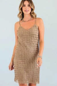 Shimmer & Shine Slip Dress