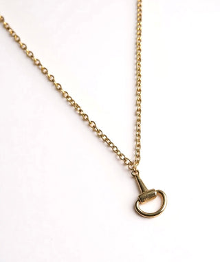 Black Friday Equestrian Bit Charm Necklace - YOCHI-230 Jewelry-YOCHI-Coastal Bloom Boutique, find the trendiest versions of the popular styles and looks Located in Indialantic, FL