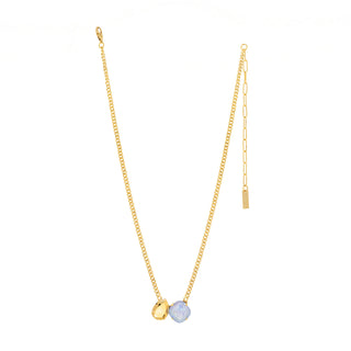 Gia Necklace in Aurum & Ultra Baby Blue - TOVA