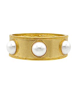 Pearl Poise Cuff Bracelet