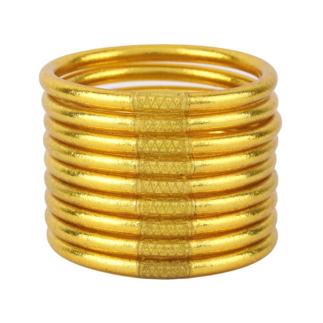 All Weather Bangles - Gold/Silver-230 Jewelry-Budhagirl-Coastal Bloom Boutique, find the trendiest versions of the popular styles and looks Located in Indialantic, FL