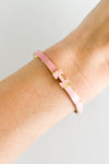 Stainless Steel Enamel 5MM Bracelet - Pink-230 Jewelry-GS JEWELRY-Coastal Bloom Boutique, find the trendiest versions of the popular styles and looks Located in Indialantic, FL