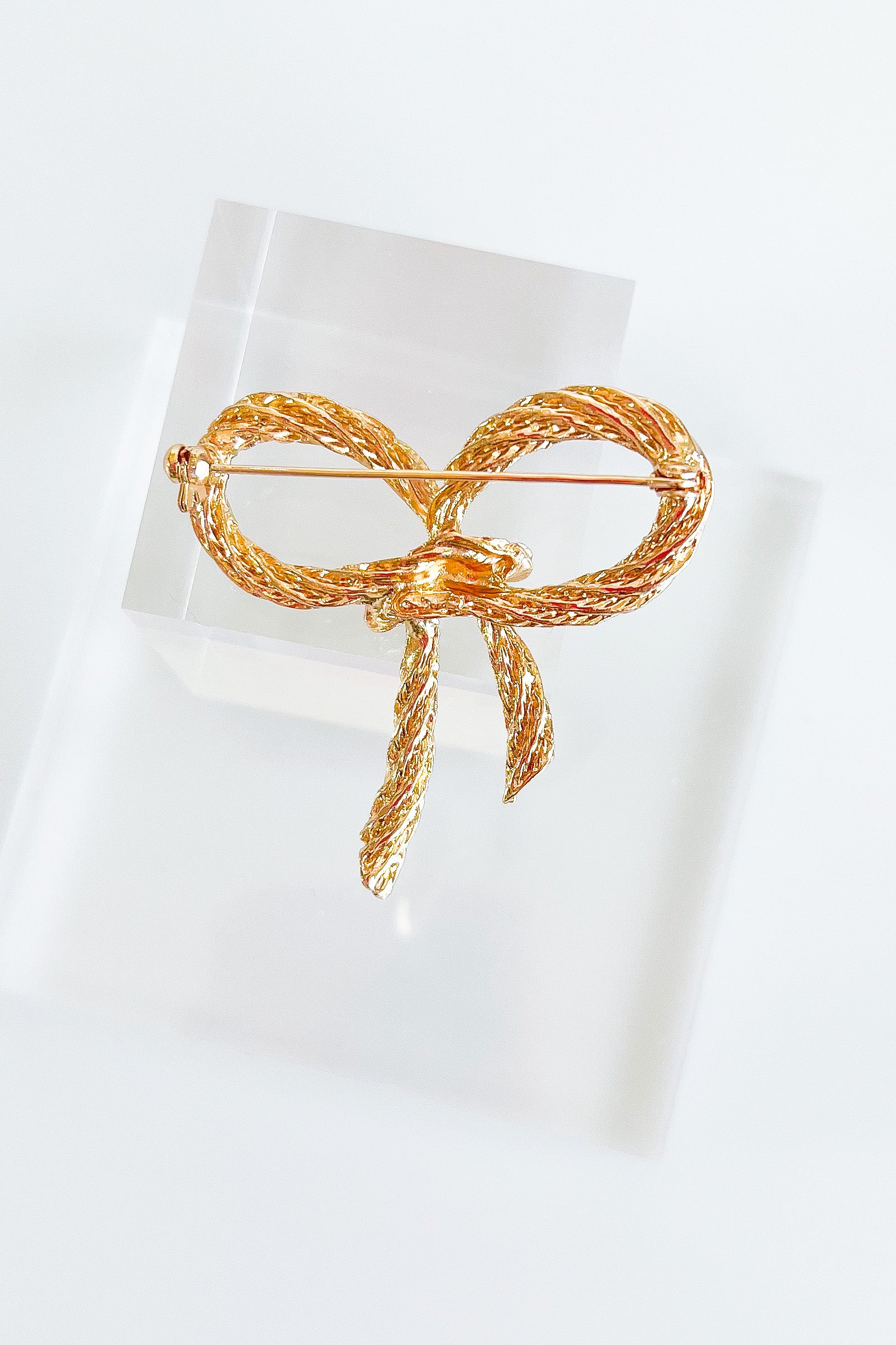 Knot Texture Bow Brooch Pin-260 Other Accessories-FASHION FANTASIA-Coastal Bloom Boutique, find the trendiest versions of the popular styles and looks Located in Indialantic, FL