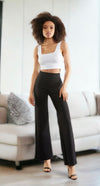 Neoprene Wide Leg Pant By Commando-170 Bottoms-Commando-Coastal Bloom Boutique, find the trendiest versions of the popular styles and looks Located in Indialantic, FL