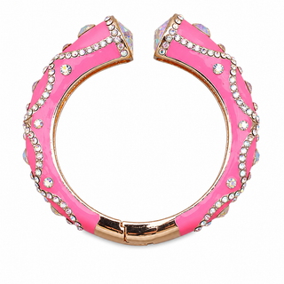 Color Pop Pavé Cuff Bracelet - Pink