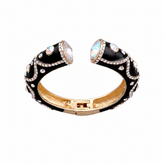 Color Pop Pavé Cuff Bracelet - Black