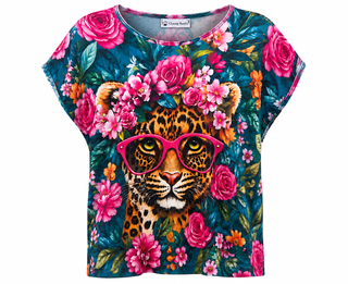 Wild Bloom Queen Italian Graphic Aria Top