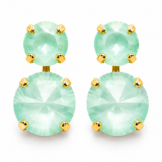 Faceted Drop Earrings - Turquoise - Katora