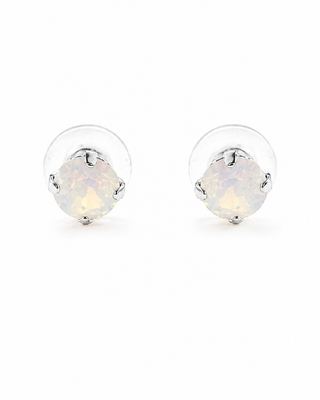 Aurora Stud Earrings - White Opal - Katora