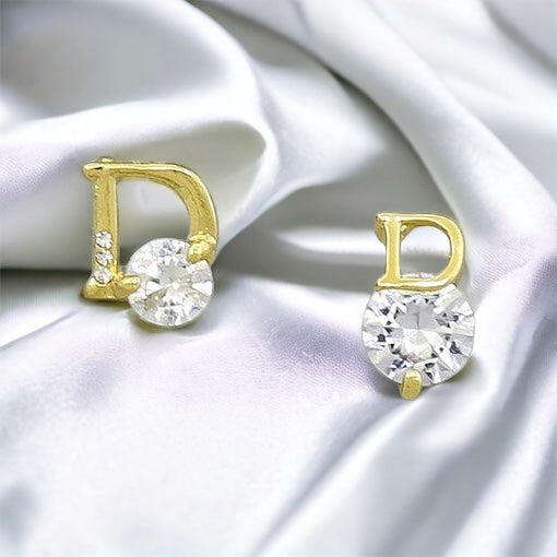 CZ D-Drop Essential Stud Earrings-230 Jewelry-US Jewelry House-Coastal Bloom Boutique, find the trendiest versions of the popular styles and looks Located in Indialantic, FL