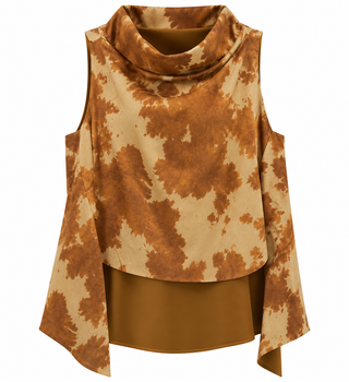 Modern Edge Printed Italian Top - Cow