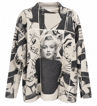 Gallery Girl Turtleneck Italian Knit Sweater