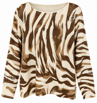 Zebra Motion Italian Sweater