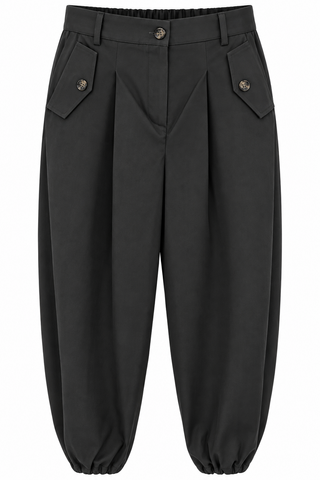 City Chic Pocket Italian Jogger Pant- Dark Gray