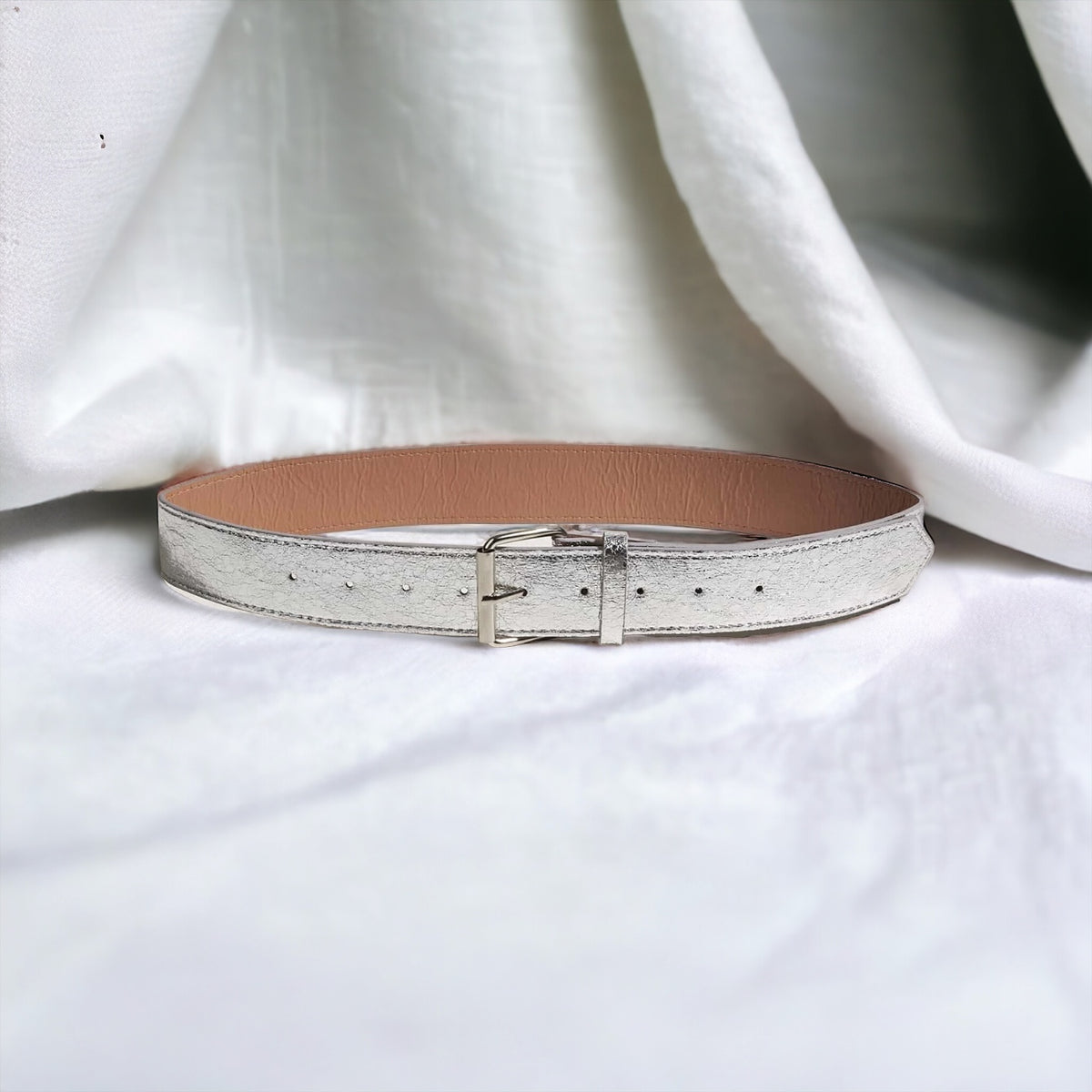 Everyday Buckle Belt - Silver-260 Other Accessories-Darling-Coastal Bloom Boutique, find the trendiest versions of the popular styles and looks Located in Indialantic, FL