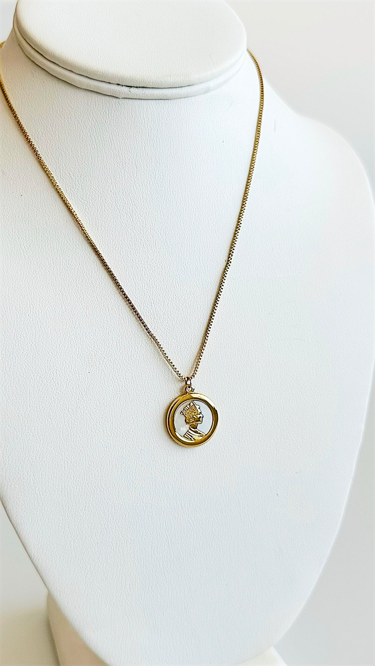Royal Coin Pendant Necklace-230 Jewelry-GS JEWELRY-Coastal Bloom Boutique, find the trendiest versions of the popular styles and looks Located in Indialantic, FL