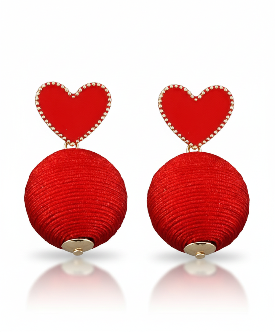 Hearts in Full Bloom Earrings-230 Jewelry-GS JEWELRY-Coastal Bloom Boutique, find the trendiest versions of the popular styles and looks Located in Indialantic, FL