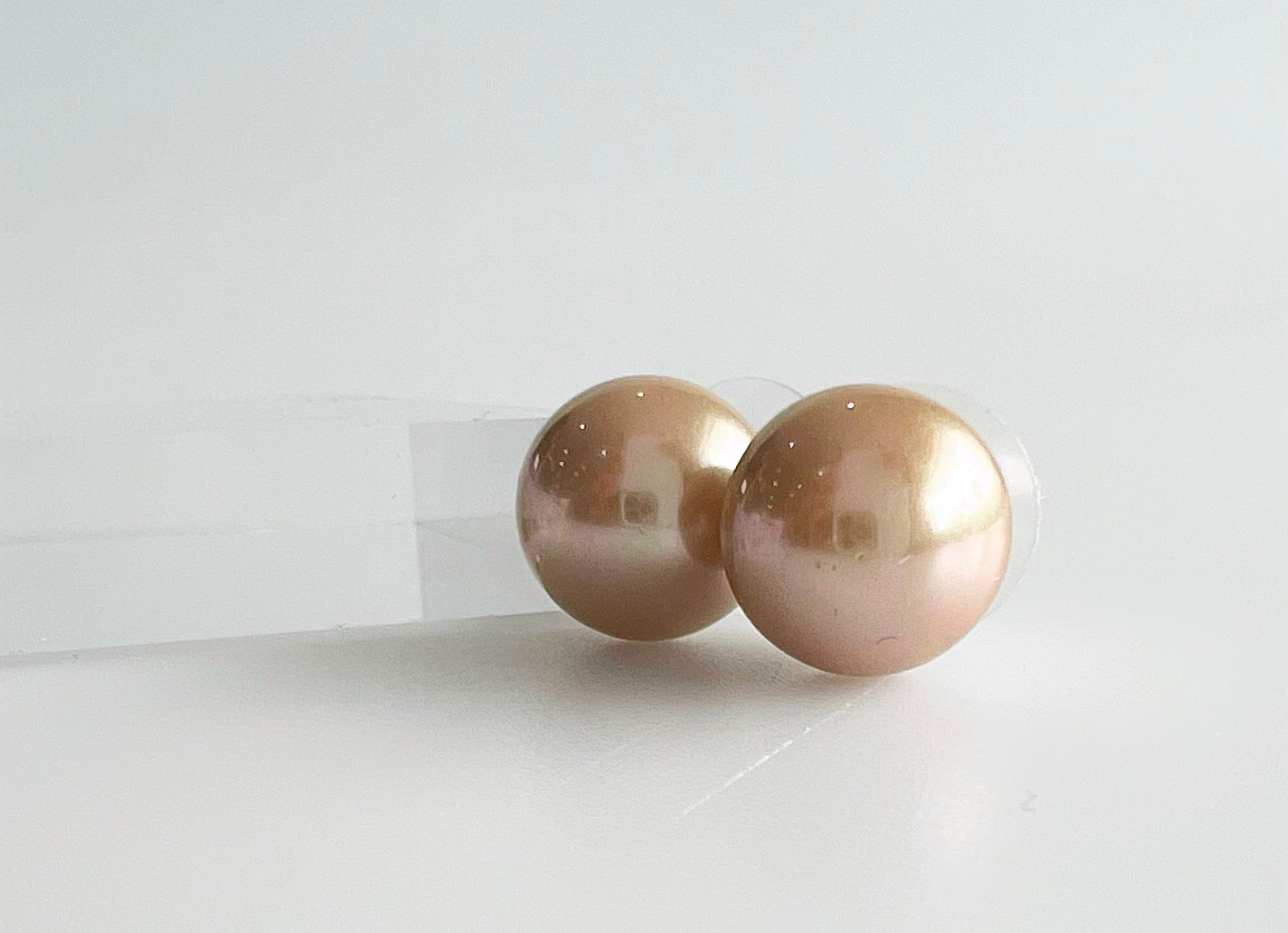 Classic Pearl Earrings - Bronze-230 Jewelry-GS JEWELRY-Coastal Bloom Boutique, find the trendiest versions of the popular styles and looks Located in Indialantic, FL