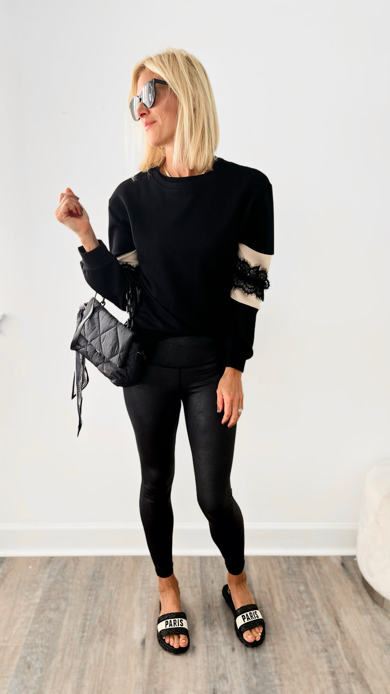 Bow Messenger Bag - Black-240 Bags-BC Handbags-Coastal Bloom Boutique, find the trendiest versions of the popular styles and looks Located in Indialantic, FL