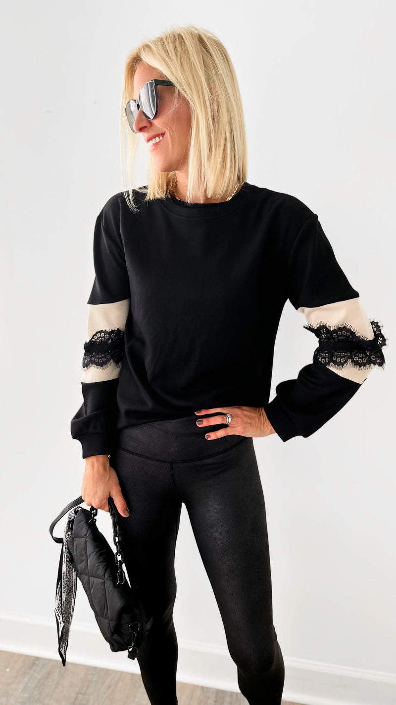 Bow Messenger Bag - Black-240 Bags-BC Handbags-Coastal Bloom Boutique, find the trendiest versions of the popular styles and looks Located in Indialantic, FL