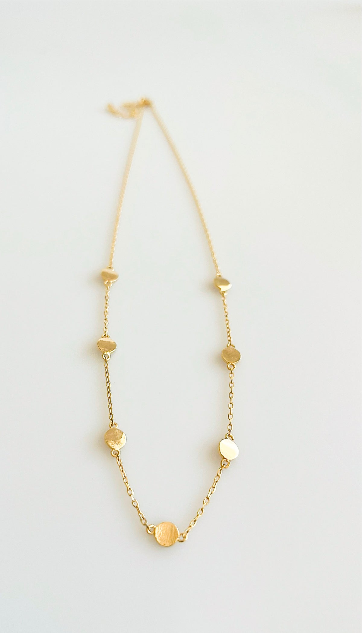 Gold Dots Necklace-230 Jewelry-Golden Stella-Coastal Bloom Boutique, find the trendiest versions of the popular styles and looks Located in Indialantic, FL