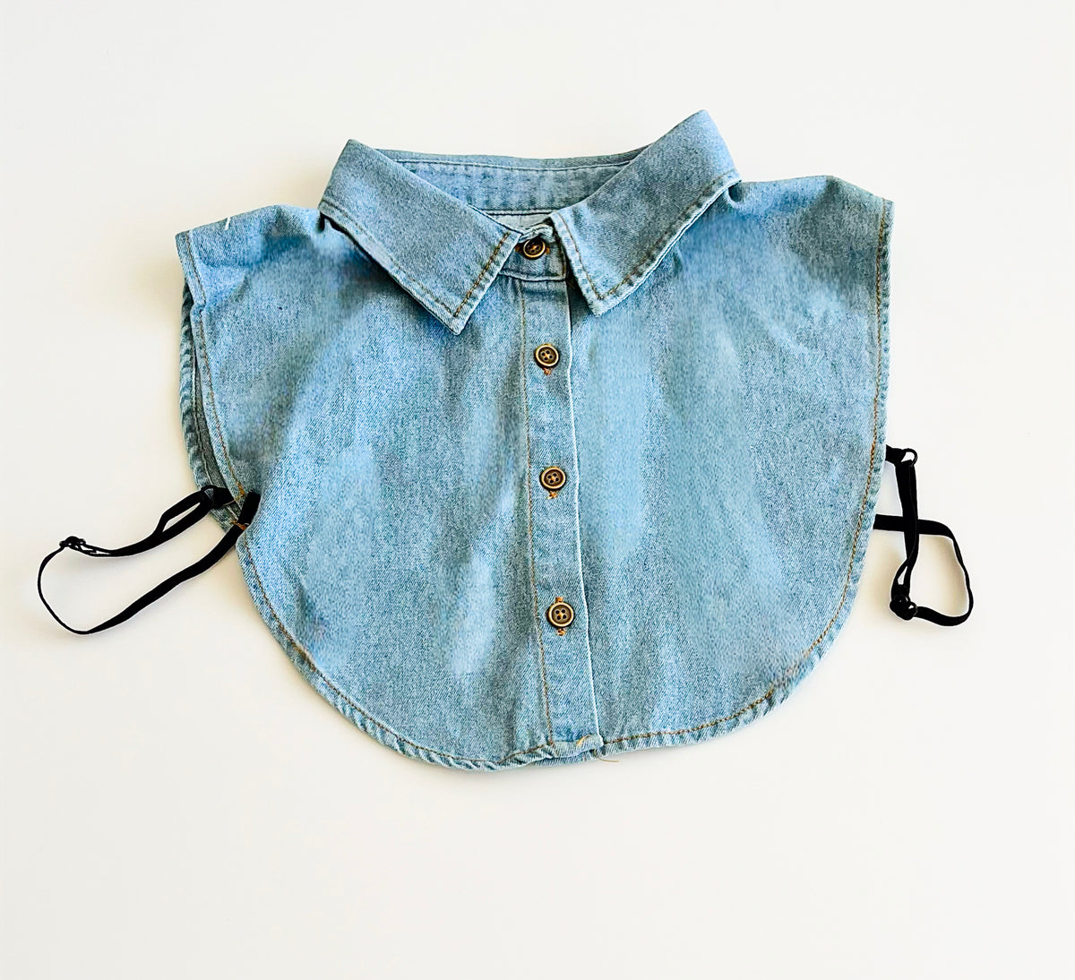 Plain Faux Denim Collar-260 Other Accessories-Darling-Coastal Bloom Boutique, find the trendiest versions of the popular styles and looks Located in Indialantic, FL