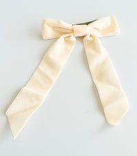 Bowknot Hair Brooch - Beige-260 Other Accessories-Darling-Coastal Bloom Boutique, find the trendiest versions of the popular styles and looks Located in Indialantic, FL