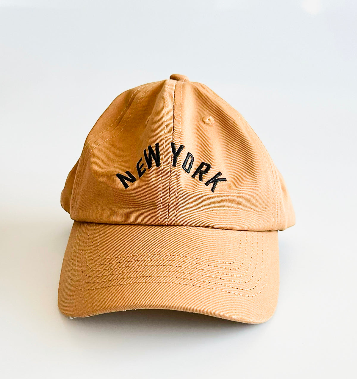 City Life Baseball Cap - New York Deep Camel-260 Other Accessories-Zenana-Coastal Bloom Boutique, find the trendiest versions of the popular styles and looks Located in Indialantic, FL