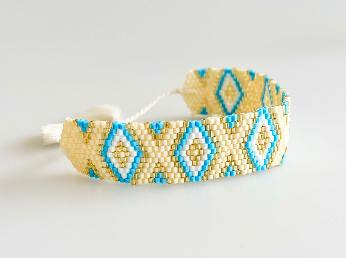 Boho Embellished Bracelet-230 Jewelry-Wona-Coastal Bloom Boutique, find the trendiest versions of the popular styles and looks Located in Indialantic, FL