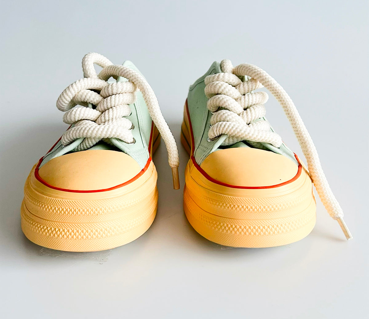 Classic Platform Sneakers - Mint Green-250 Shoes-Chasing Bandits-Coastal Bloom Boutique, find the trendiest versions of the popular styles and looks Located in Indialantic, FL