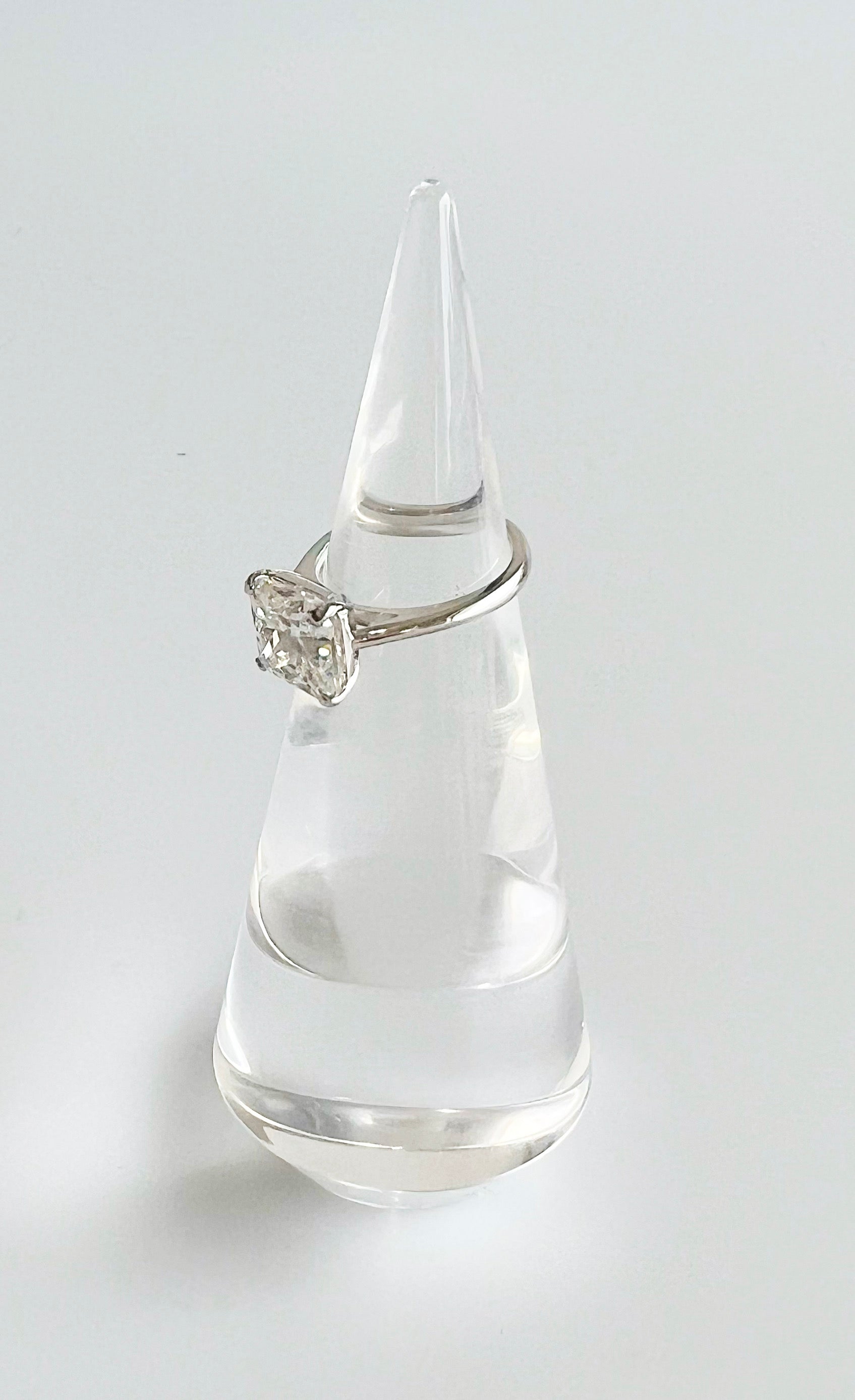 Sterling Silver Radiant Princess Prong Ring-230 Jewelry-NYC-Coastal Bloom Boutique, find the trendiest versions of the popular styles and looks Located in Indialantic, FL