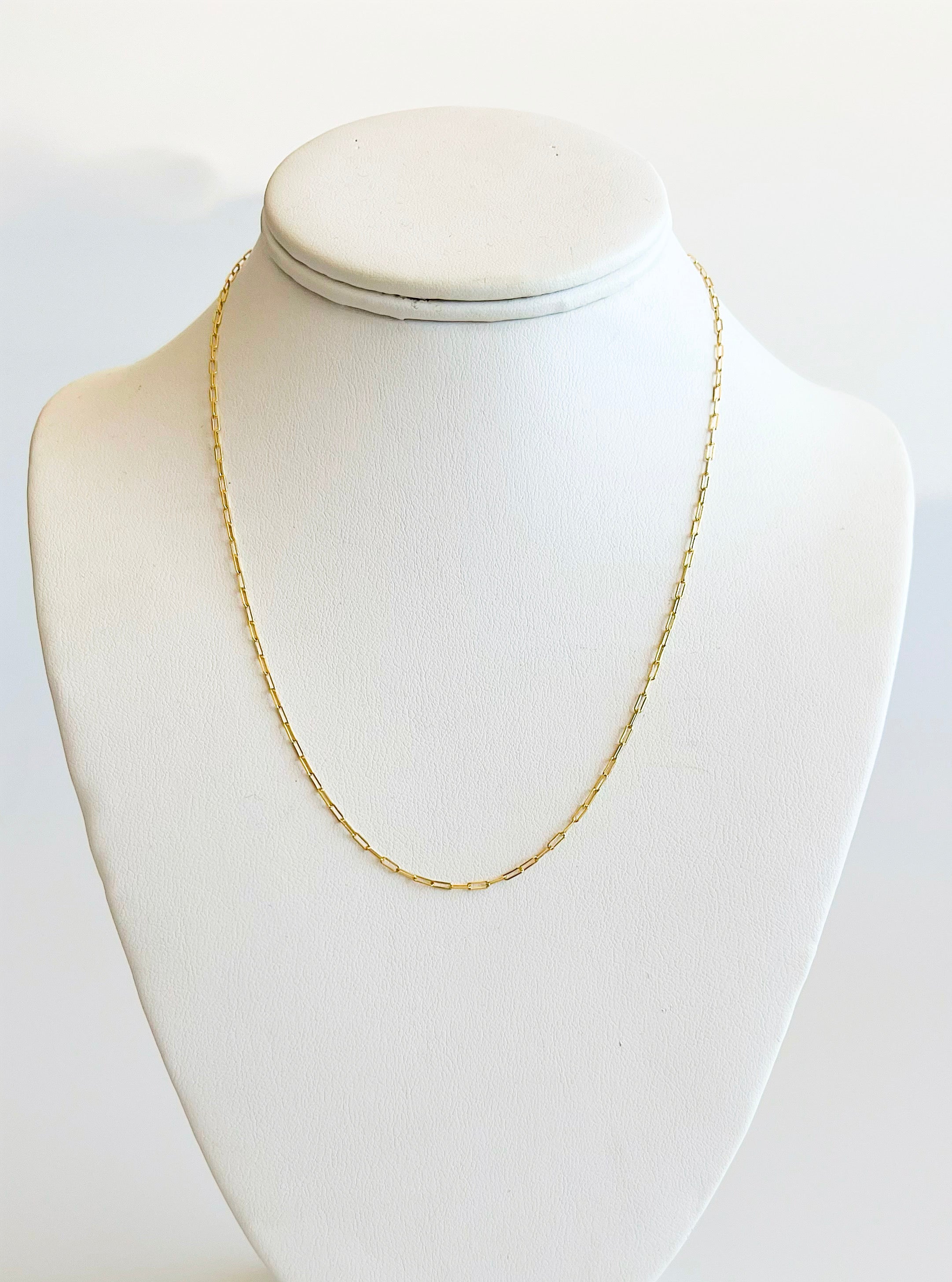 Steel Paperclip Long Necklace-230 Jewelry-Darling-Coastal Bloom Boutique, find the trendiest versions of the popular styles and looks Located in Indialantic, FL