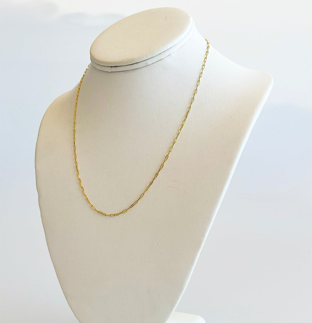 Steel Paperclip Long Necklace-230 Jewelry-Darling-Coastal Bloom Boutique, find the trendiest versions of the popular styles and looks Located in Indialantic, FL
