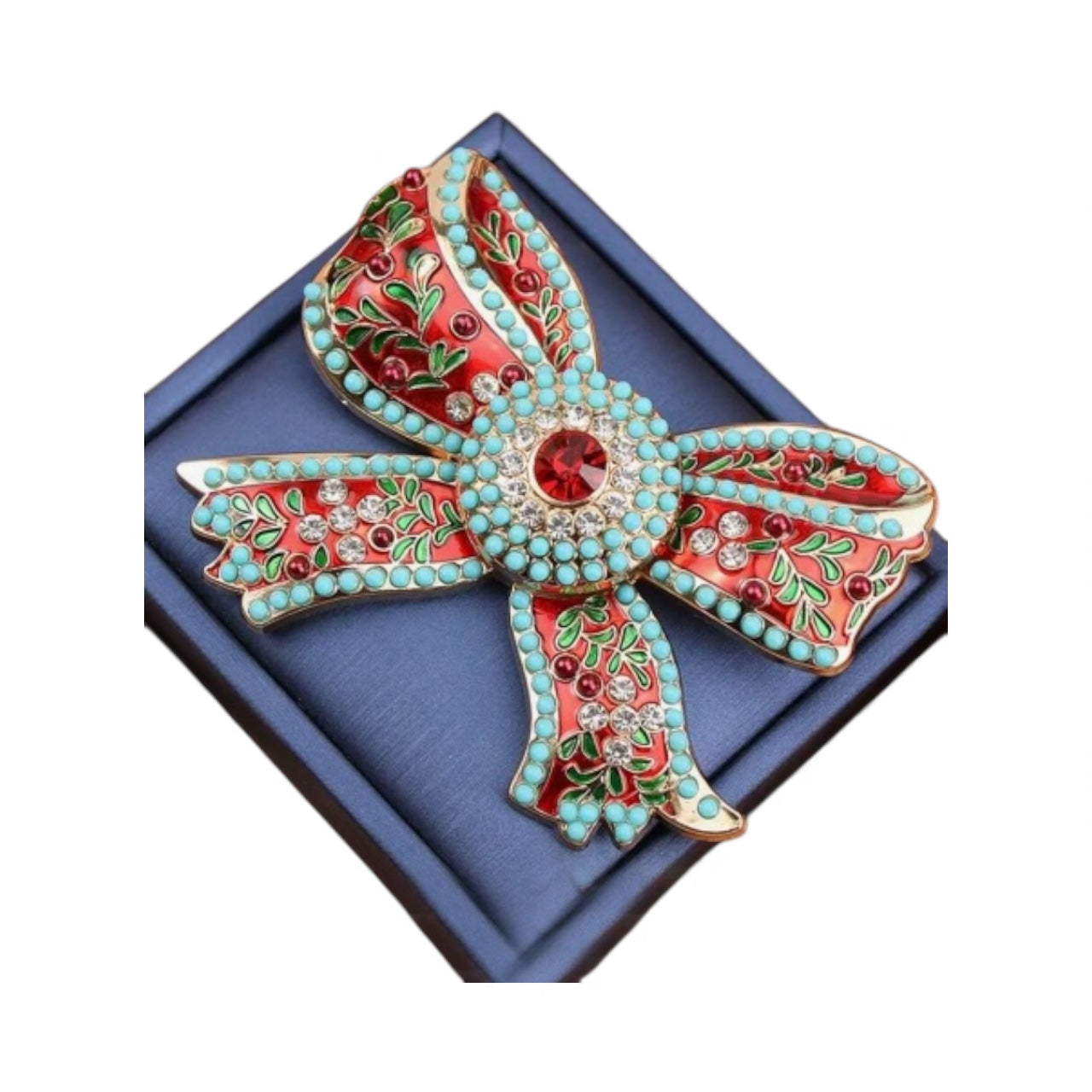 Regal Garden Ribbon Brooch-230 Jewelry-Darling-Coastal Bloom Boutique, find the trendiest versions of the popular styles and looks Located in Indialantic, FL