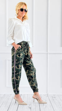 Into The Camo Pants-170 Bottoms-mystree-Coastal Bloom Boutique, find the trendiest versions of the popular styles and looks Located in Indialantic, FL