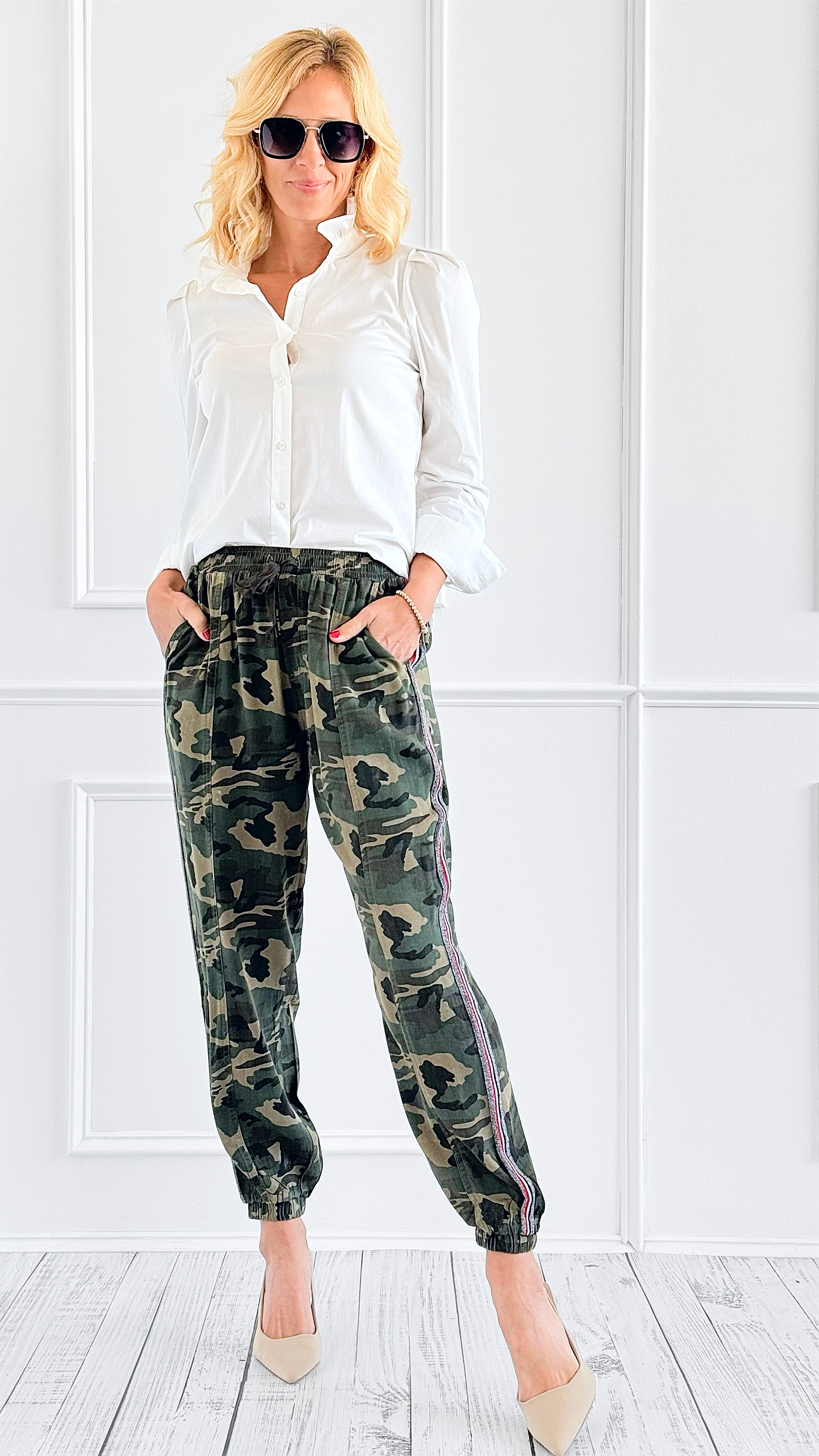 Into The Camo Pants-170 Bottoms-mystree-Coastal Bloom Boutique, find the trendiest versions of the popular styles and looks Located in Indialantic, FL