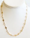 Floral Station Necklace-230 Jewelry-GS JEWELRY-Coastal Bloom Boutique, find the trendiest versions of the popular styles and looks Located in Indialantic, FL