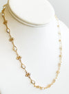 Floral Station Necklace-230 Jewelry-GS JEWELRY-Coastal Bloom Boutique, find the trendiest versions of the popular styles and looks Located in Indialantic, FL