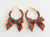 Christmas Bow Dangle Earrings-230 Jewelry-NYW-Coastal Bloom Boutique, find the trendiest versions of the popular styles and looks Located in Indialantic, FL